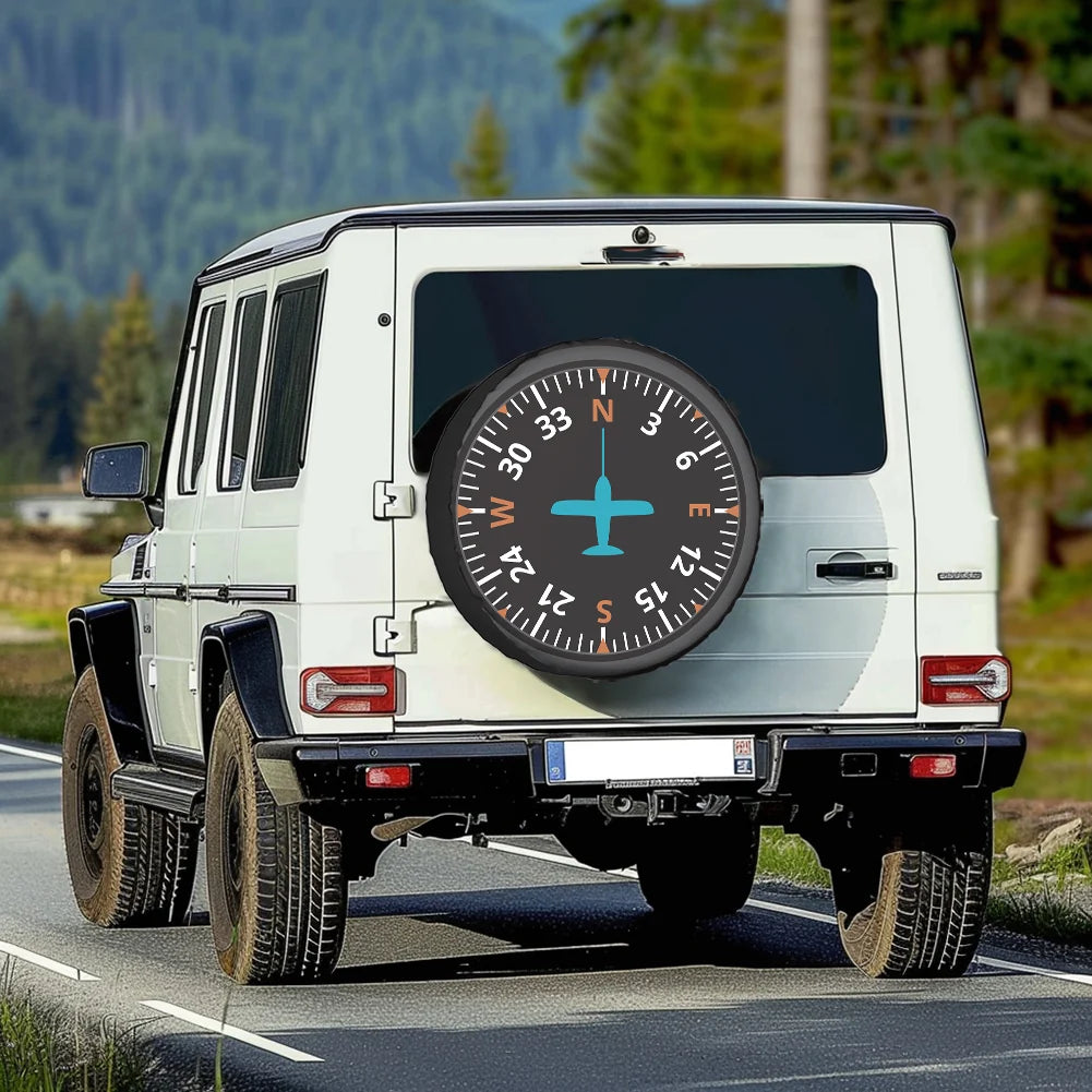 Airplane Instruments Tire Cover