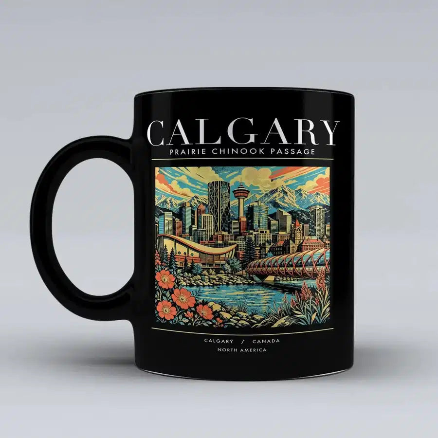 CALGARY - Poster - Mug - Black