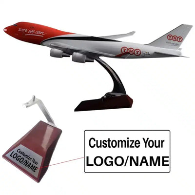 TNT Express Boeing 747 Airplane Model (Handmade 47CM) aviation themed special-edition big-scale model aircraft, diecast metal.
