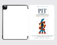 Thumbnail for Pittsburgh International Airport (PIT) design on white ipad tablet case