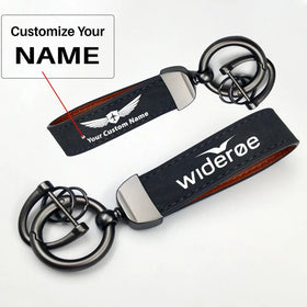 Wideroe Airlines Horseshoe Buckle Key Chains