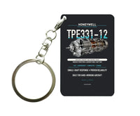 Thumbnail for TPE331-12 Key Chain design on black key chain