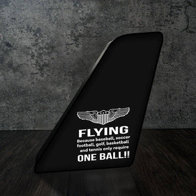 Flying One Ball Led Aircraft Tail aviation themed 3D aircraft tail lamp, premium acrylic with LED.