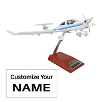 Thumbnail for Side view of Diamond DA40 Diamond Star 1/32 Scale Airplane Model aviation 20-30cm scale model aircraft in diecast metal.