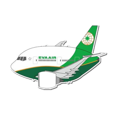 EVA AIR Boeing B777 Airplanes sticker, Wide 6cm (2.3inches)