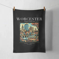 Thumbnail for WORCESTER - Poster - Towel - Black