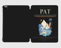 Thumbnail for Jay Prakash Narayan International Airport (PAT) design on black ipad tablet case