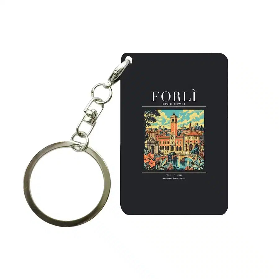 FORLÌ - Poster - Key Chain - Black