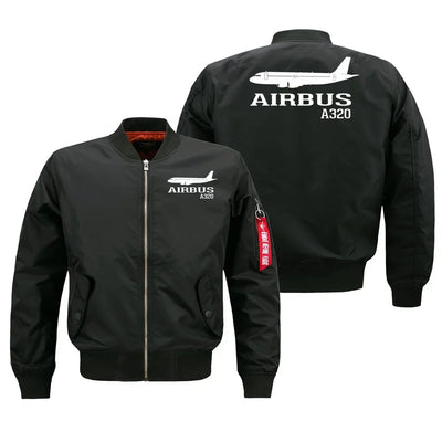 Airbus A320 Printed Pilot Jackets (Customizable) aviation design printed on comfortable shell with classic fit designed jacket.