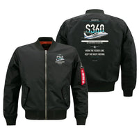 Thumbnail for Shorts 360-300 design on black bomber