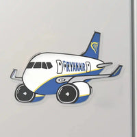 Thumbnail for Ryanair B737 Airplanes Magnets aviation airplane fridge magnet, strong neodymium core.
