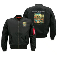 Thumbnail for BROWNSVILLE - Poster - Bomber Jacket - Black