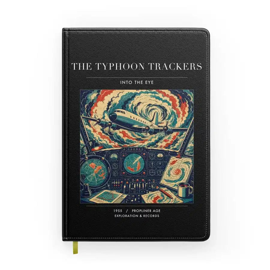 VINTAGE G4091 - The Typhoon Trackers - Designed Notebooks design on black