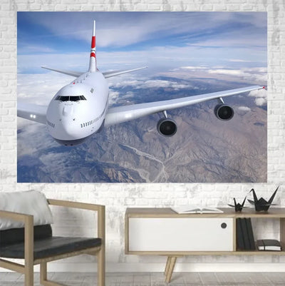 Graphical Boeing 747 canvas - 1 Piece