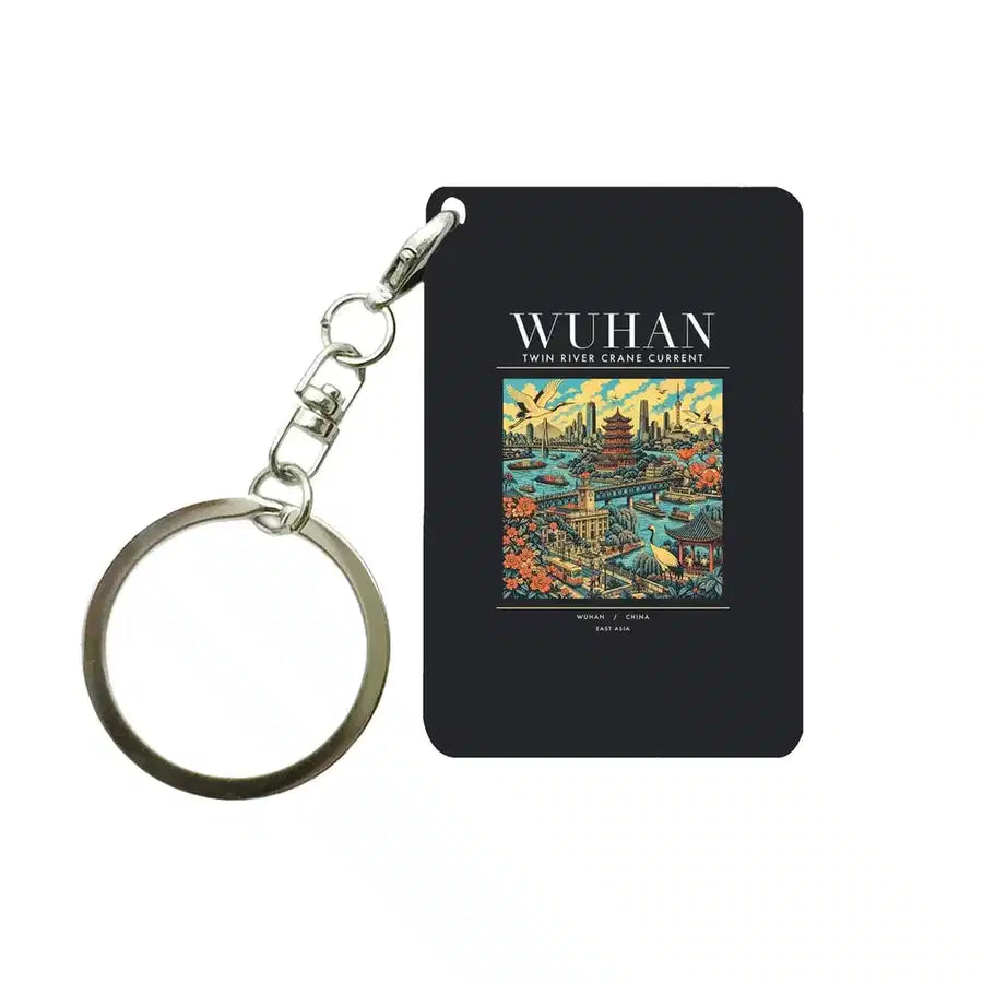 WUHAN - Poster - Key Chain - Black