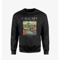 Thumbnail for CALGARY - Poster - Sweatshirt - Black