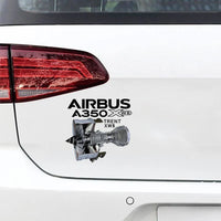 Thumbnail for Airbus A350 & Trent Wxb Engine Car aviation design car sticker in weather-resistant vinyl.