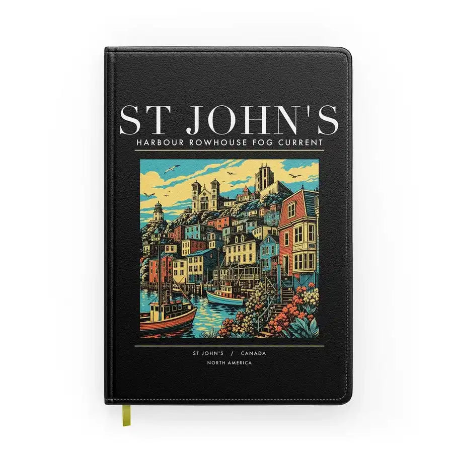 ST JOHN'S - Poster - Notebook - Black