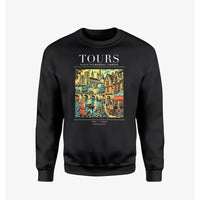 Thumbnail for TOURS - Poster - Sweatshirt - Black