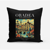 Thumbnail for ORADEA - Poster - Pillow - Black