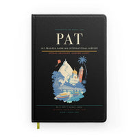 Thumbnail for Jay Prakash Narayan International Airport (PAT) design on black notebook