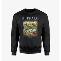 Thumbnail for BUFFALO - Poster - Sweatshirt - Black