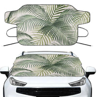 Thumbnail for Palm Leaf & Summer Car aviation design on car windshield cover.