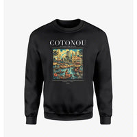Thumbnail for COTONOU - Poster - Sweatshirt - Black