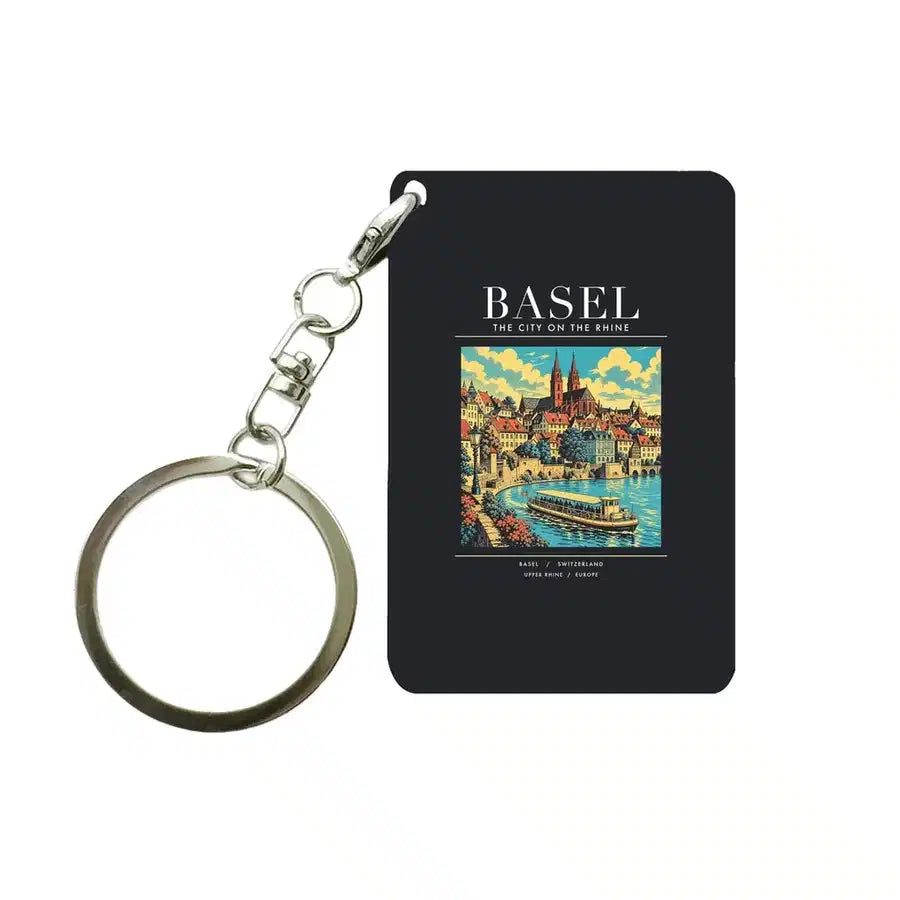 BASEL - Poster - Key Chain - Black