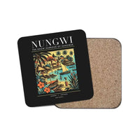 Thumbnail for NUNGWI - Poster - Coaster - Black