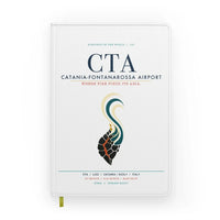 Thumbnail for Catania-Fontanarossa Airport (CTA) design on white notebook