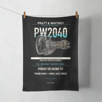 Thumbnail for PW2040 design on black towel
