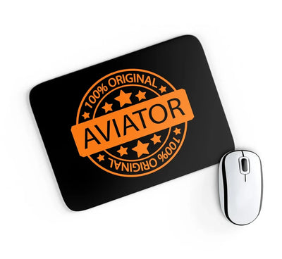 100 Original aviation design on neoprene with anti-slip base mouse pad.
