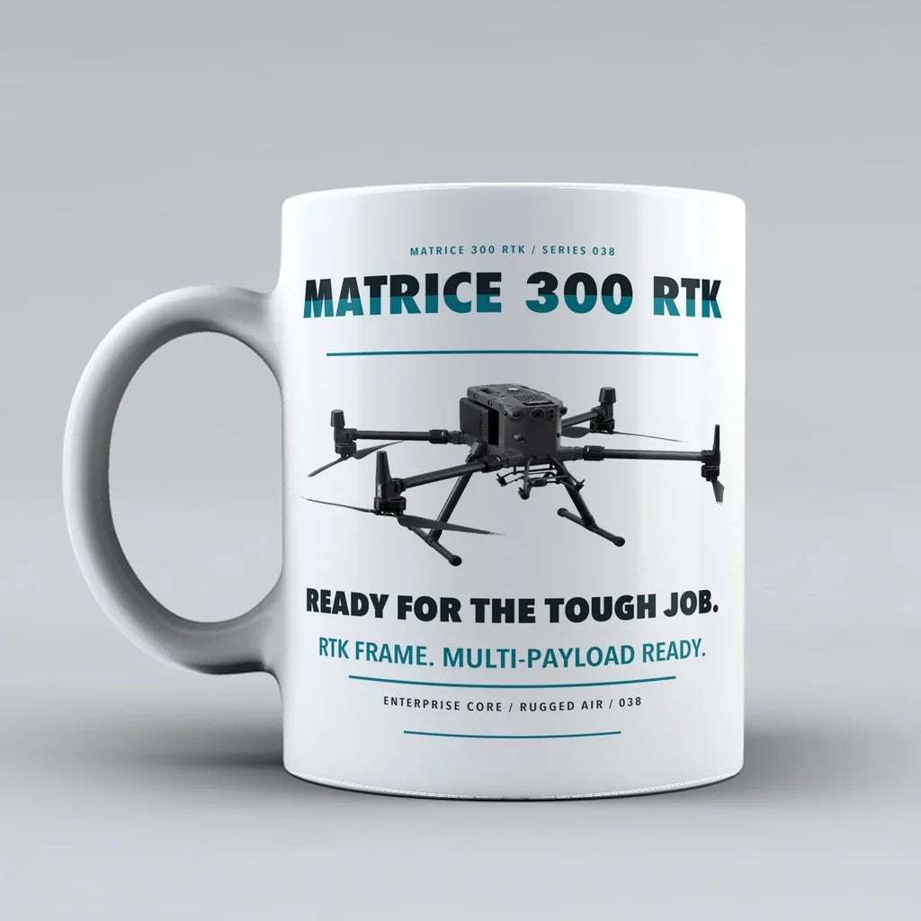 Matrice 300 RTK Mug design on white dji