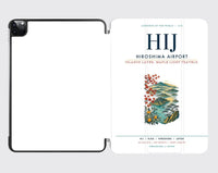 Thumbnail for Hiroshima Airport (HIJ) design on white ipad tablet case