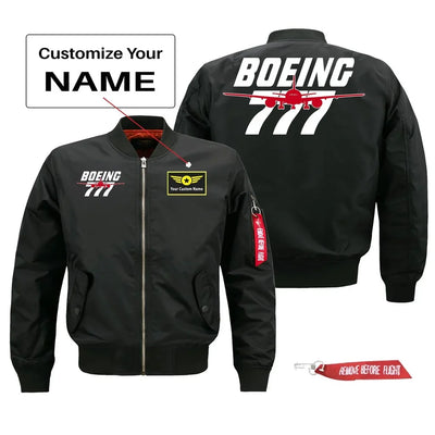 Amazing Boeing 777 Pilot Jackets (Customizable) aviation design printed on comfortable shell with classic fit designed jacket.