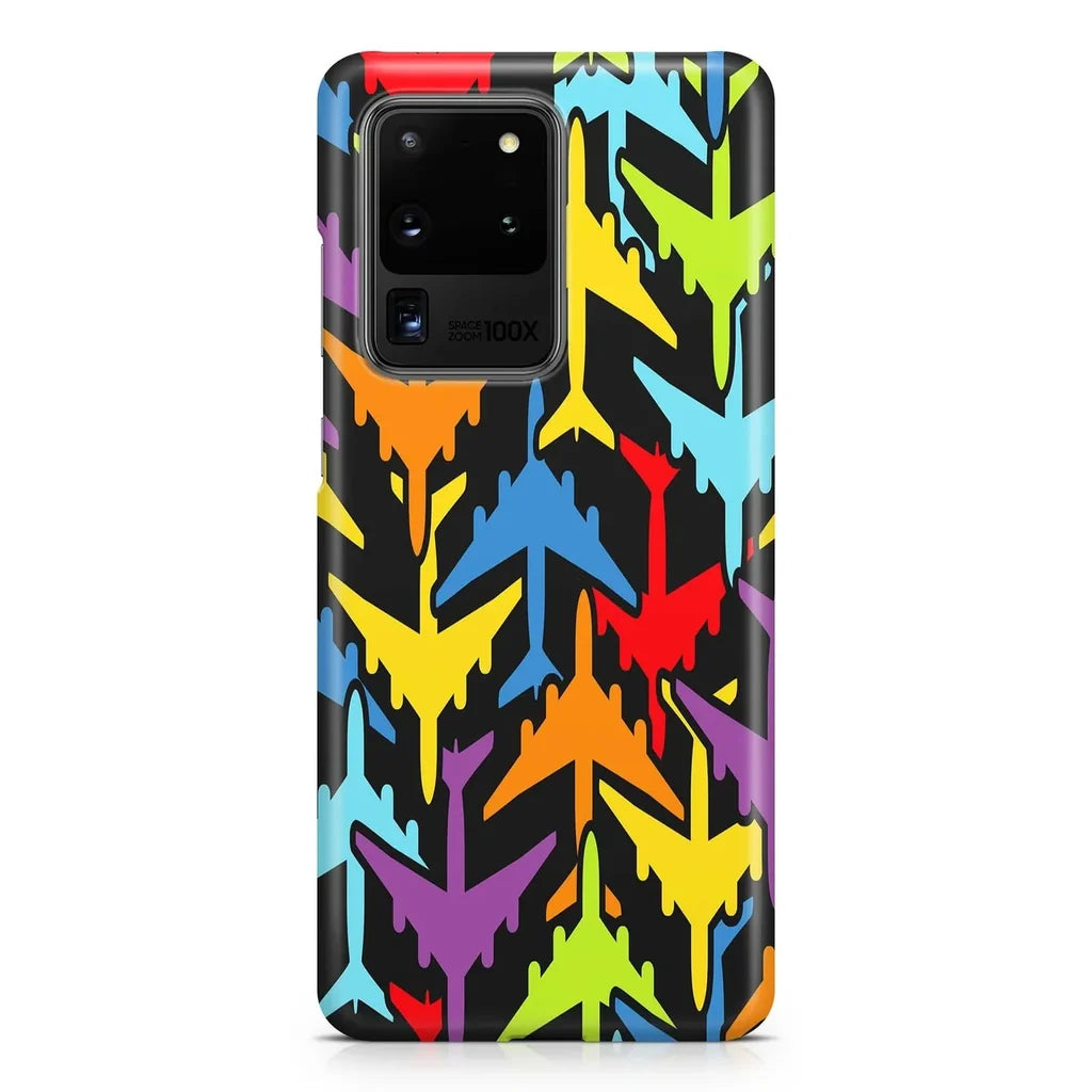 Super Colourful Airplanes Samsung Case