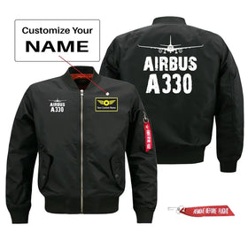 Airbus A330 Silhouette & Pilot Jackets (Customizable)