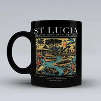 Thumbnail for ST LUCIA - Poster - Mug - Black