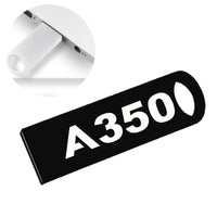Thumbnail for Airbus A350 Flat Text aviation design on durable waterproof casing waterproof USB device.
