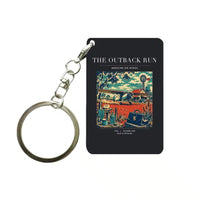 Thumbnail for VINTAGE G4022 - The Outback Run - Designed Key Chain design on black