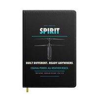 Thumbnail for Ascent AeroSystems Spirit design on black notebook