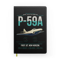 Thumbnail for P-59A Airacomet design on black notebook