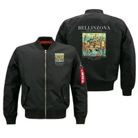 Thumbnail for BELLINZONA - Poster - Bomber Jacket - Black