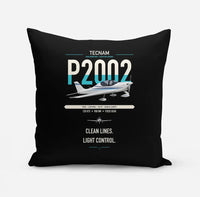 Thumbnail for Tecnam P2002 Sierra MkII design on black pillow