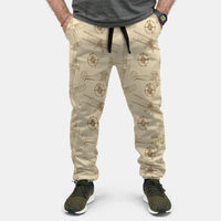 Thumbnail for Very Cool Vintage Planes aviation design on soft cotton blend 3D-printed sweatpants.