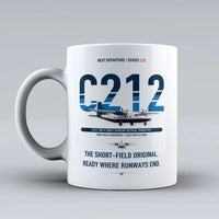 Thumbnail for C-212-100 Aviocar Mug design on white casa