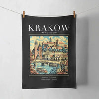 Thumbnail for KRAKOW - Poster - Towel - Black