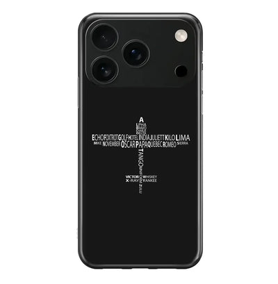 Propeller Shape Aviation Alphabet iPhone Cases aviation design on durable wood with painted finish propeller-shape alphabet cases.