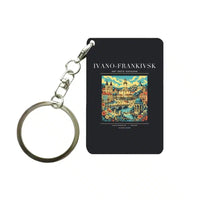 Thumbnail for IVANO-FRANKIVSK - Poster - Key Chain - Black